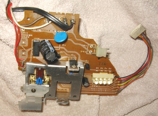 Power and Strobe LED Board View